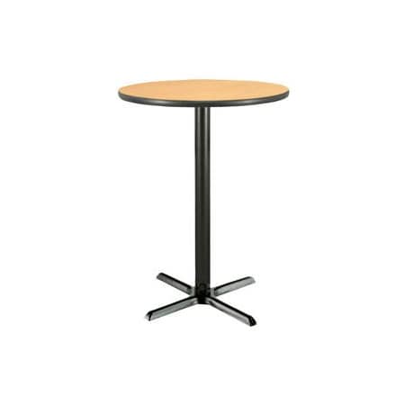 Kfi KFI 30" Round Bar Height Restaurant Table, Natural T30RD-B2015-38-NA